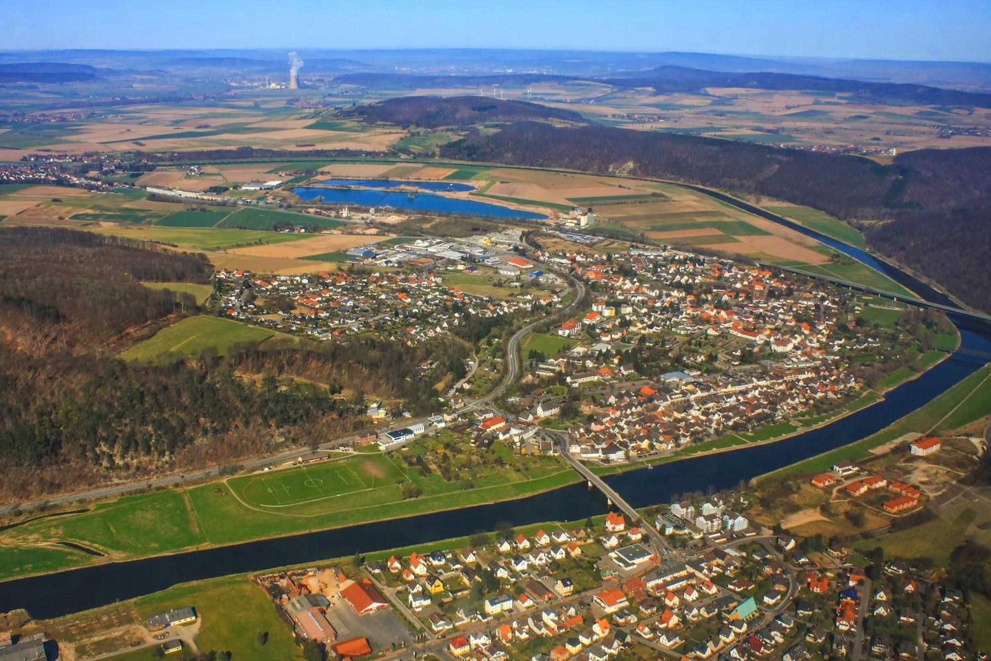 Ferienwohnungen Am Weserstrand Боденвердер Екстер'єр фото