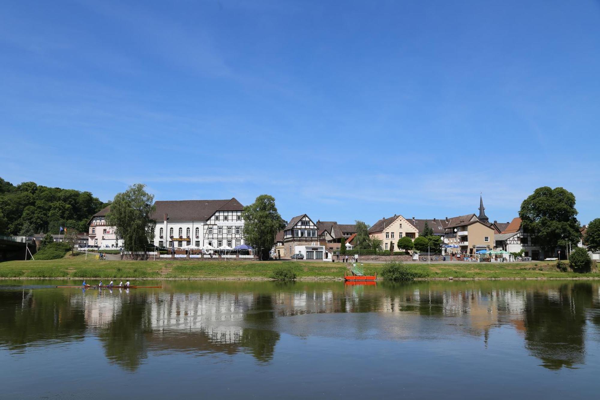Ferienwohnungen Am Weserstrand Боденвердер Екстер'єр фото